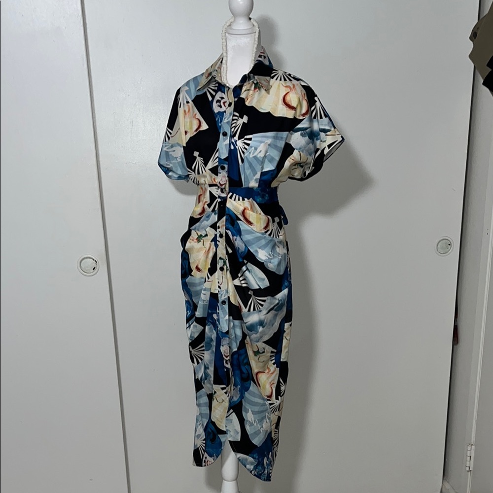 Abstract Print Women's Dress